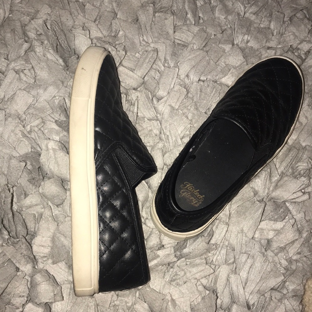 Slip on black shoes